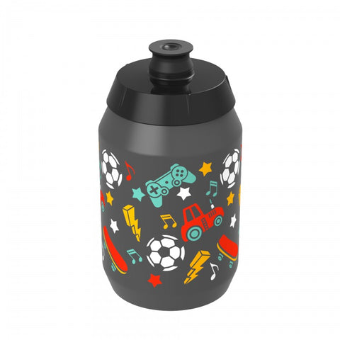 Polisport Grey Power Water Bottle for Kids 450ml