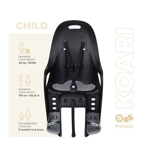 Polisport KOARI CFS Child Seat for Rear Rack