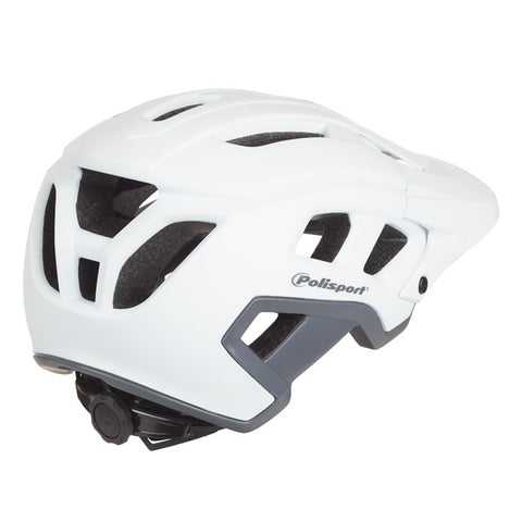 Polisport Mountain Pro MTB Helmet White/Grey M