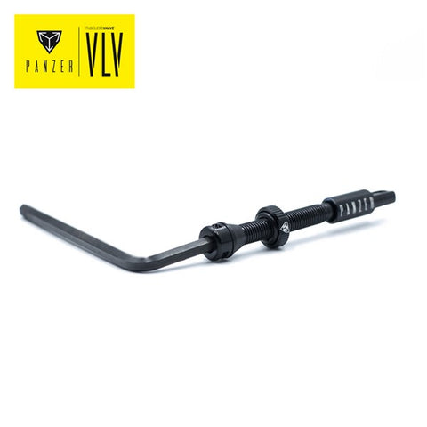 Tubeless Valves Panzer for MTB or Road Black