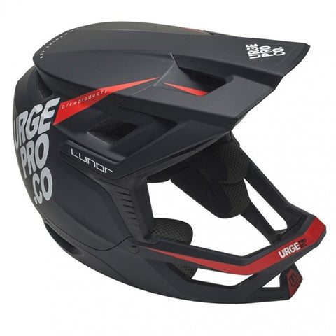 URGE MTB Helmet Full Face Lunar Black L/XL