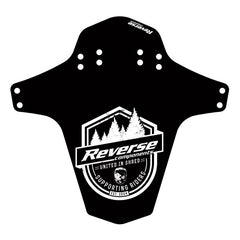 Mud guard MTB Reverse Supporting Rider Blk Wht