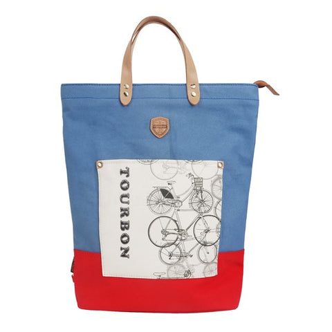 Canvas bike pannier bag Tourbon