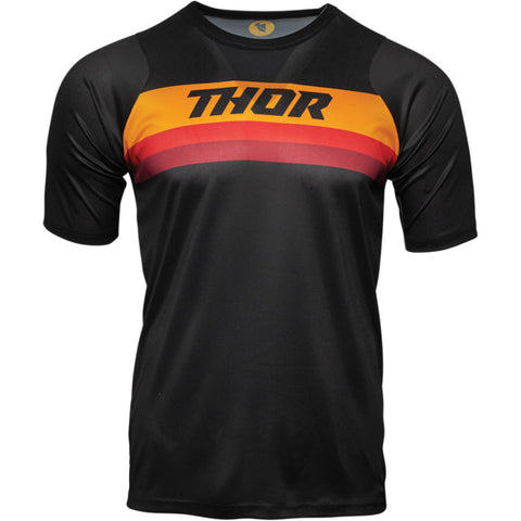 Jersey Thor MTB MX Assist Black / Orange Large