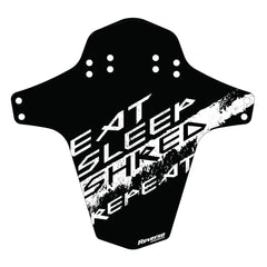 Mud guard Eat, Sleep, Shred, Repeat Black White