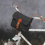 Canvas bike handlebar bag Tourbon