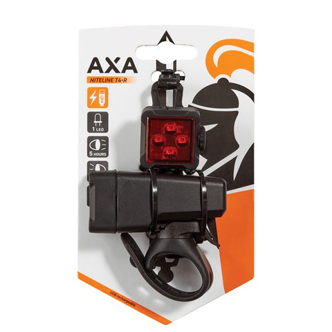 Bike front torch & rear light AXA Niteline T4-R