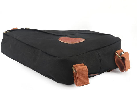 Canvas bike frame bag Tourbon black