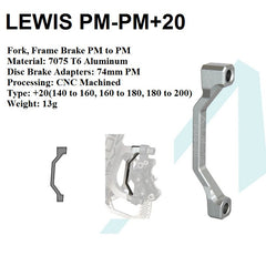 Lewis Mountain Bike Disc Brake Adapters