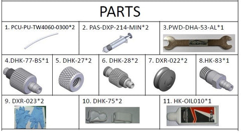 Brake Bleed Kit for Shimano disc brake system