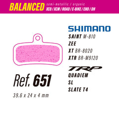 Less Brakes Shimano Balanced 651
