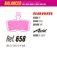 Less Brakes SRAM Avid Balanced 658