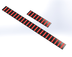 Pro Mud Guard Sticker Front Standard Red RRP