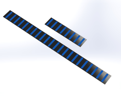 Pro Mud Guard Sticker Rear Mini Blue RRP