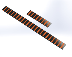 Pro Mud Guard Sticker Rear Mini Orange RRP