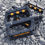 Nylon Platform MTB Pedals - Double Sealed DU Bearing (14mm Thread)