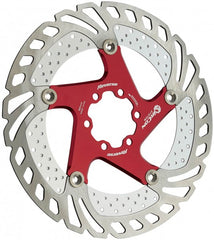 Brake Disc Rotor Reverse Aircon 180mm Red