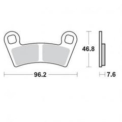 Disc Pads Moto Master Polaris Outlaw & Ranger