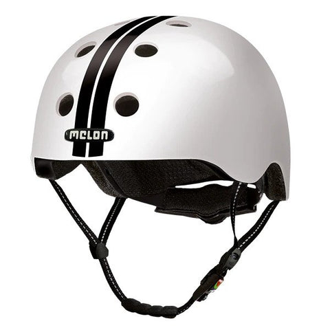 Melon Bike Helmet Urban Active Straight Blk-Wht XS