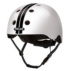 Melon Bike Helmet Urban Active Straight Blk-Wht ML